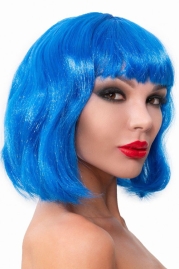 Парик-каре синий Джага-Джага