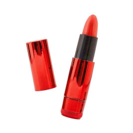 Мини-вибратор «Помада» Black&Red