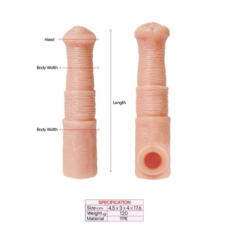 Насадка "Жеребец" Cock Sleeve M