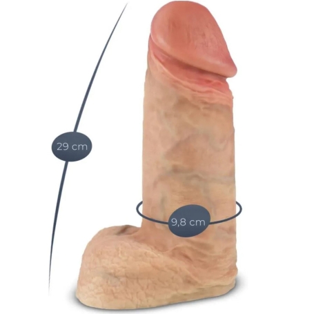 Фаллос SILEXD Premium Real Skin 11"